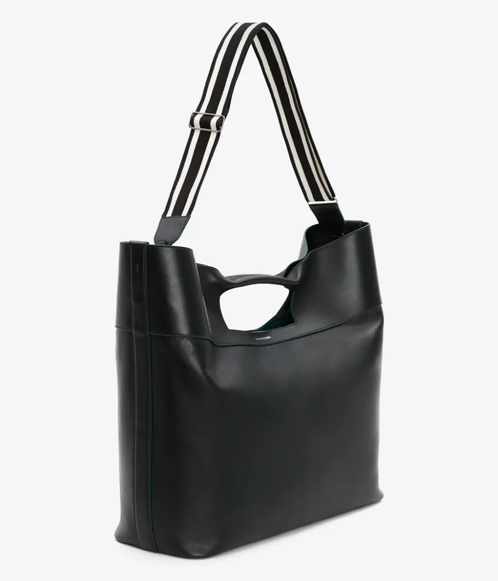 Túi Alexander McQueen Square Bow 'Black' 7352781AAJL1000 - Ảnh 4