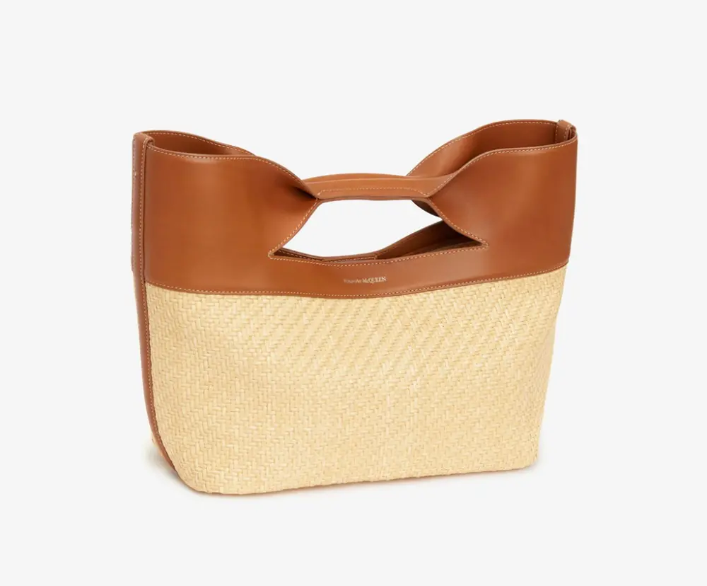 Alternative view of Túi Alexander McQueen Bow Small 'Natural' 7095661AAI49580