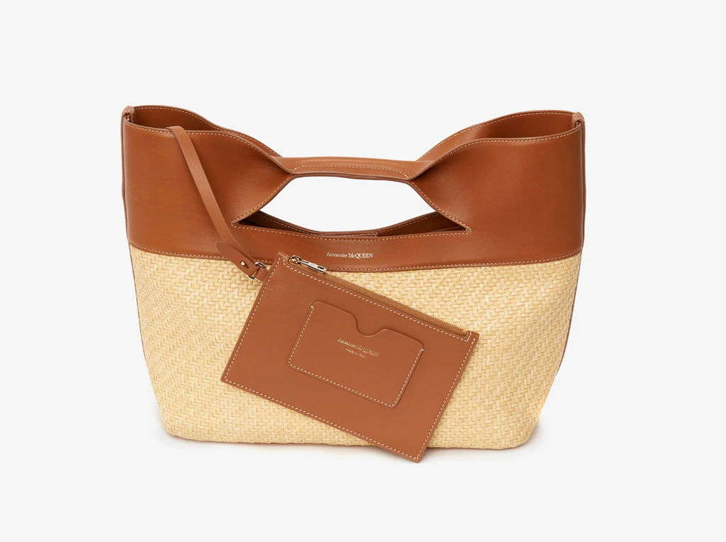 Túi Alexander McQueen Bow Small 'Natural' 7095661AAI49580 - Ảnh 4