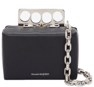 Túi Alexander McQueen Grip Mini Bag 'Black' 7263131AAD01000