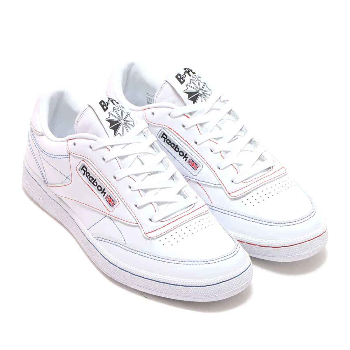 Giày Reebok x Bape Club C 85 'White' Q47367 - Ảnh 5