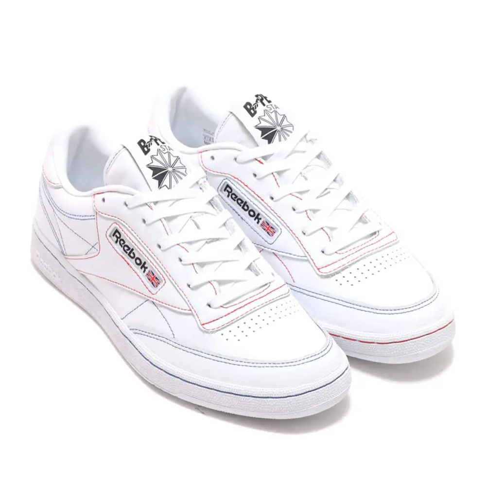 Giày Reebok x Bape Club C 85 'White' Q47367 - Ảnh 5