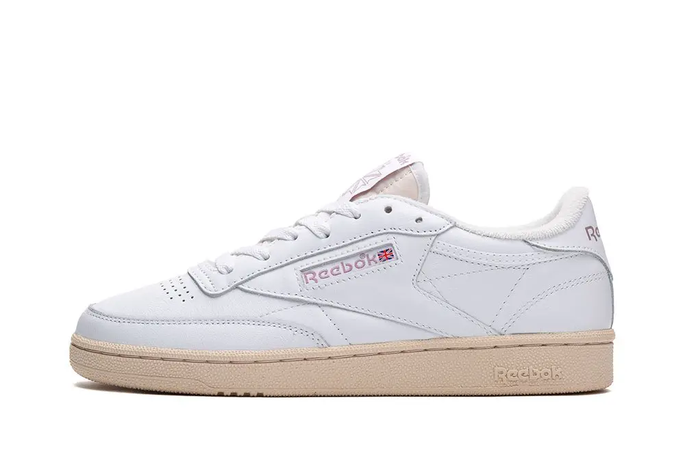 Giày Reebok Club C 85 Vintage W "Cloud White Infoused Lilac" GY9739 - Ảnh 6
