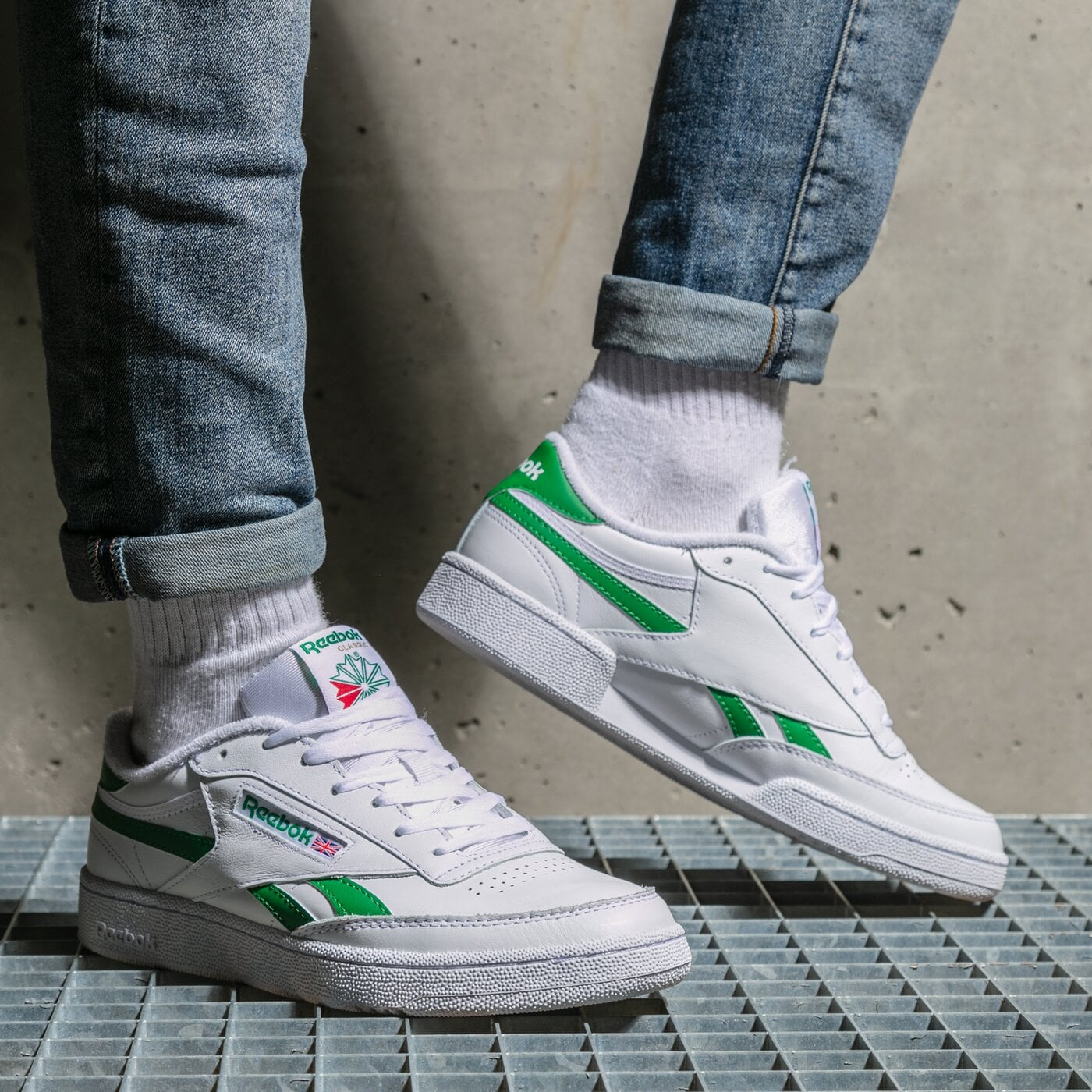 Giày Reebok Club C Revenge 'White Glen Green' H04169 - Ảnh 5
