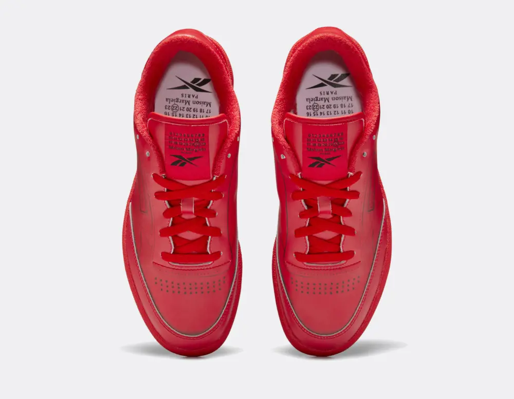 Giày Reebok x Maison Margiela Club C 'Vector Red' H02408 - Ảnh 4