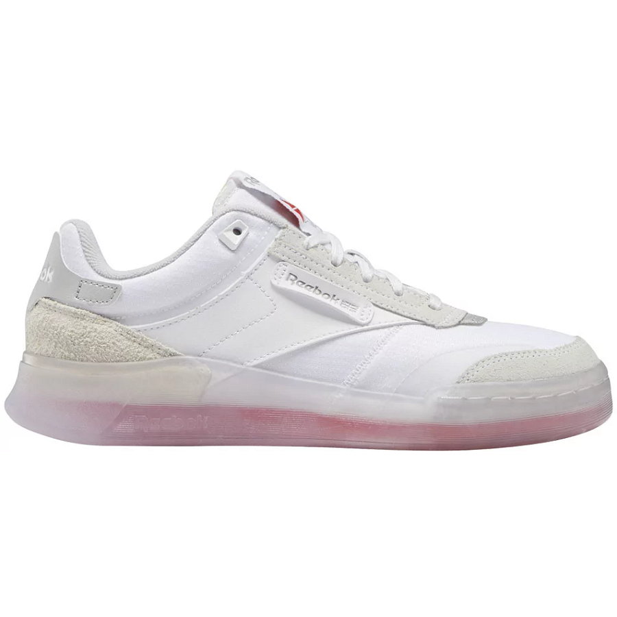 Giày Reebok Club C Legacy Schoenen 'White Silver Cherry' GX7546