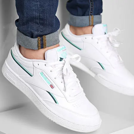 Giày Reebok Club C 85 Vegan 'White Hint MintGreen' GX7562 - Ảnh 8