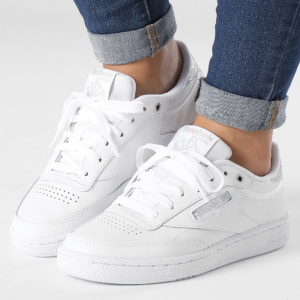 Alternative view of Giày Reebok Club C 85 Cloud White / Silver Metallic GY9728