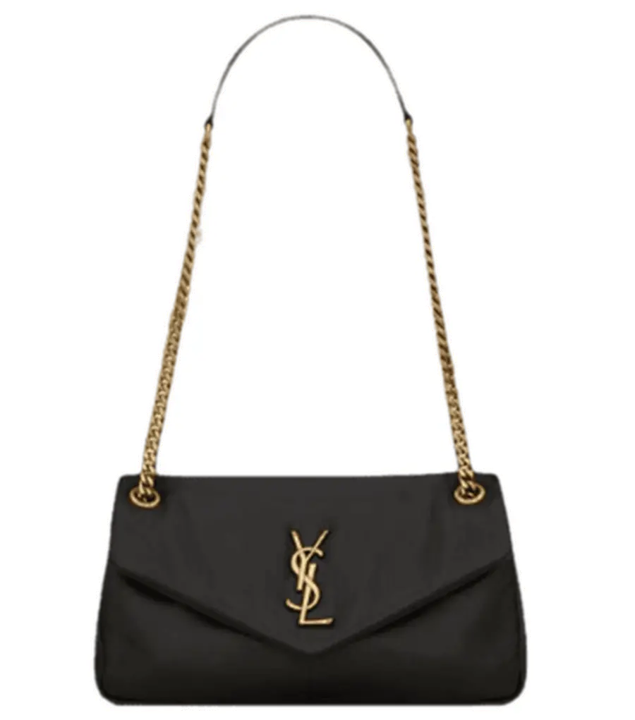 Túi Saint Laurent Calypso 'Black' 734153AACQO1000