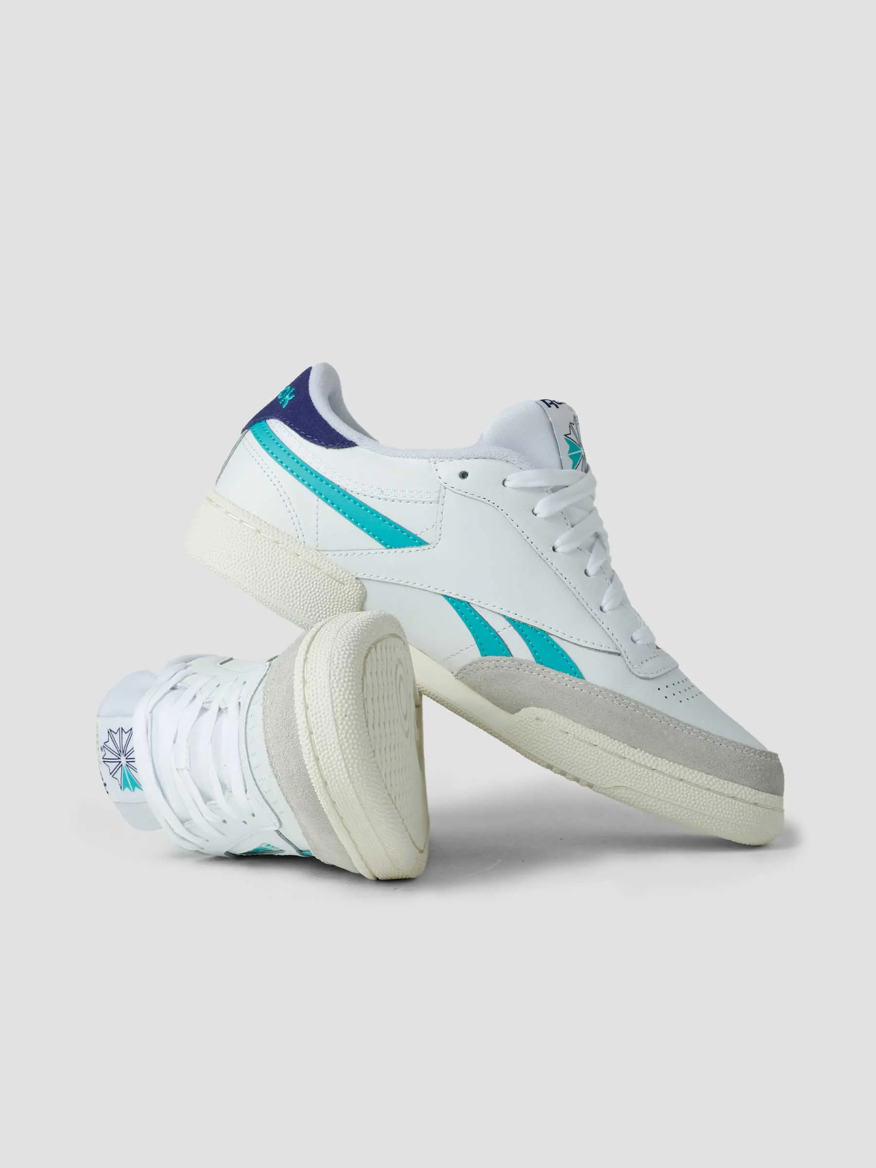 Giày Reebok Club C Revenge 'White Teal Navy' GY1822 - Ảnh 4