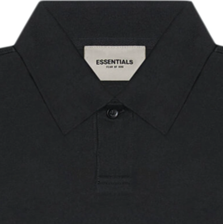 Áo Fear Of God Essentinals Boxy Polo 'Dark Slate' ESSSBPDS - Ảnh 2