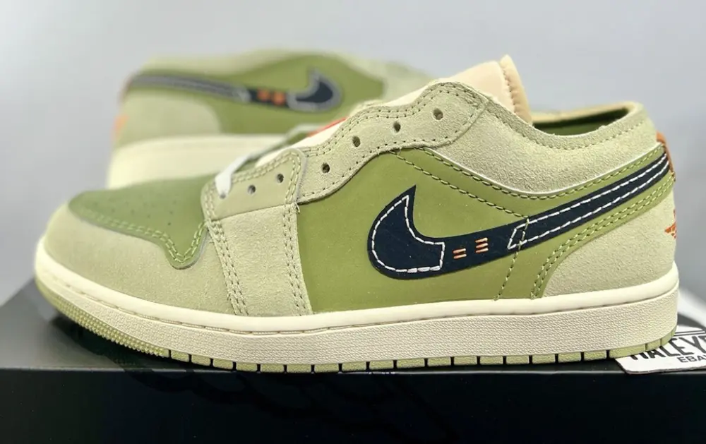 Alternative view of Giày Nike Air Jordan 1 Low 'Sky J Light Olive' FD9092-300