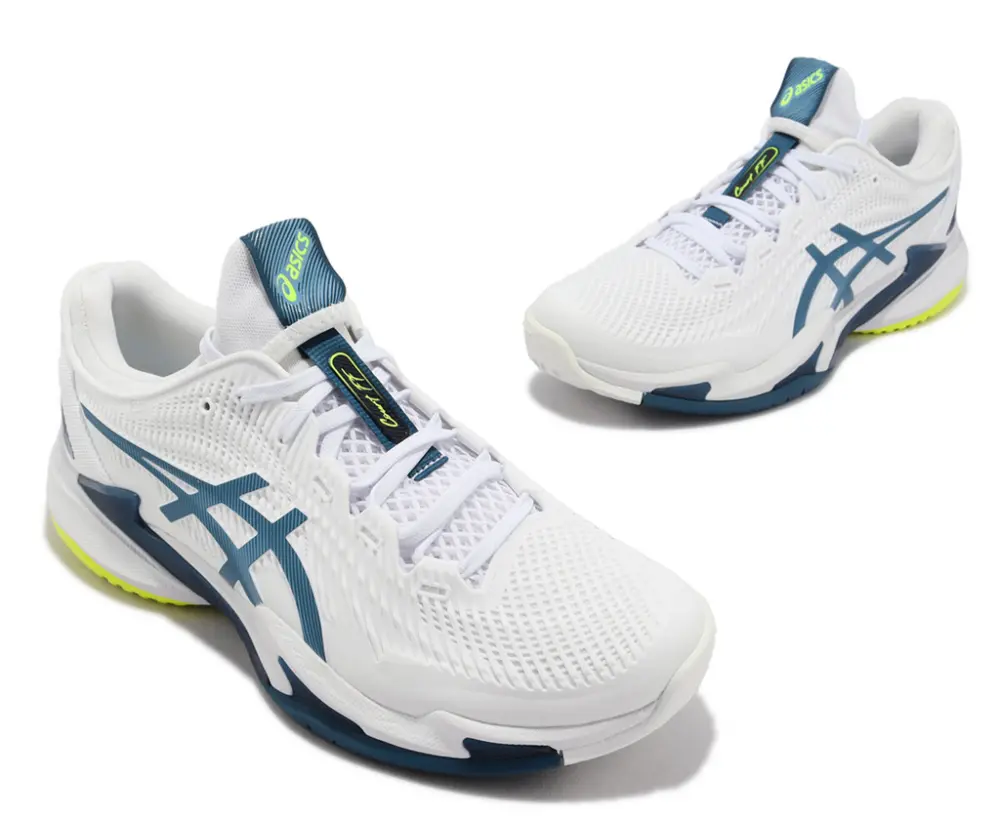 Giày Asics Court FF 3 ' White Gris Blue' 1041A370-101 - Ảnh 5