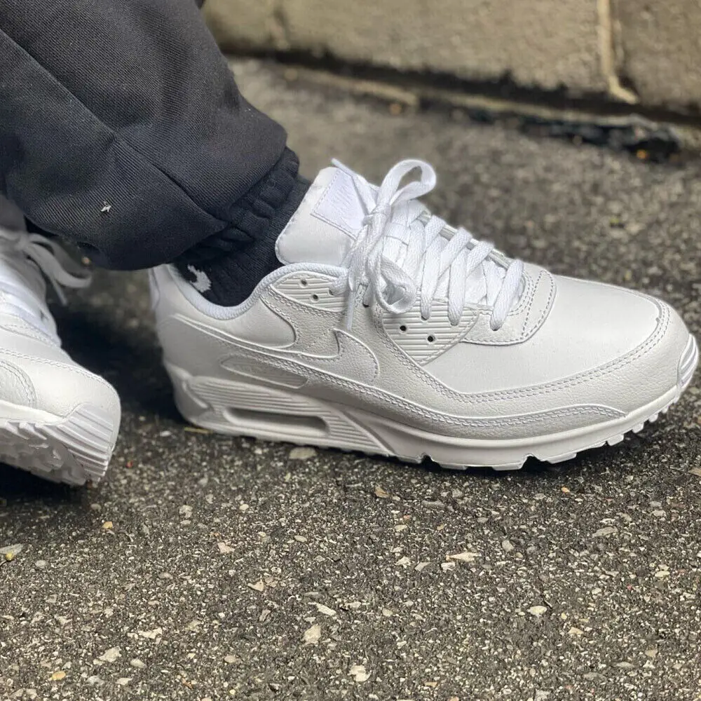 Giày Nike Air Max 90 LTR ‘Triple White’ CZ5594-100 - Ảnh 5