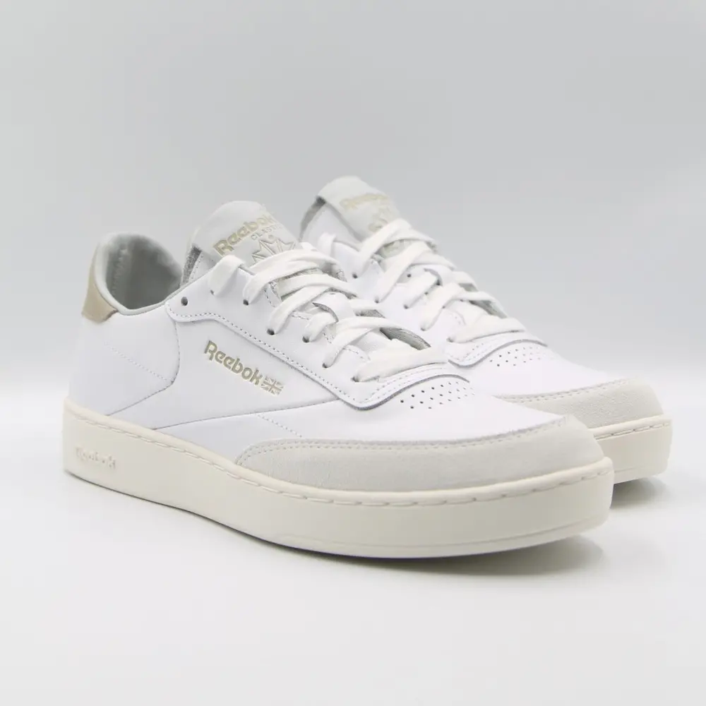 Giày Reebok Club C Clean 'White Chalk Modern Beige' GY9665 - Ảnh 4