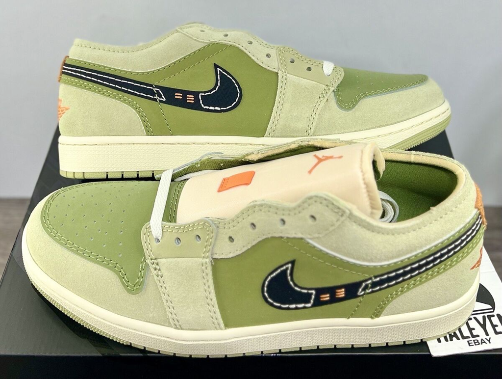 Giày Nike Air Jordan 1 Low 'Sky J Light Olive' FD9092-300 - Ảnh 5