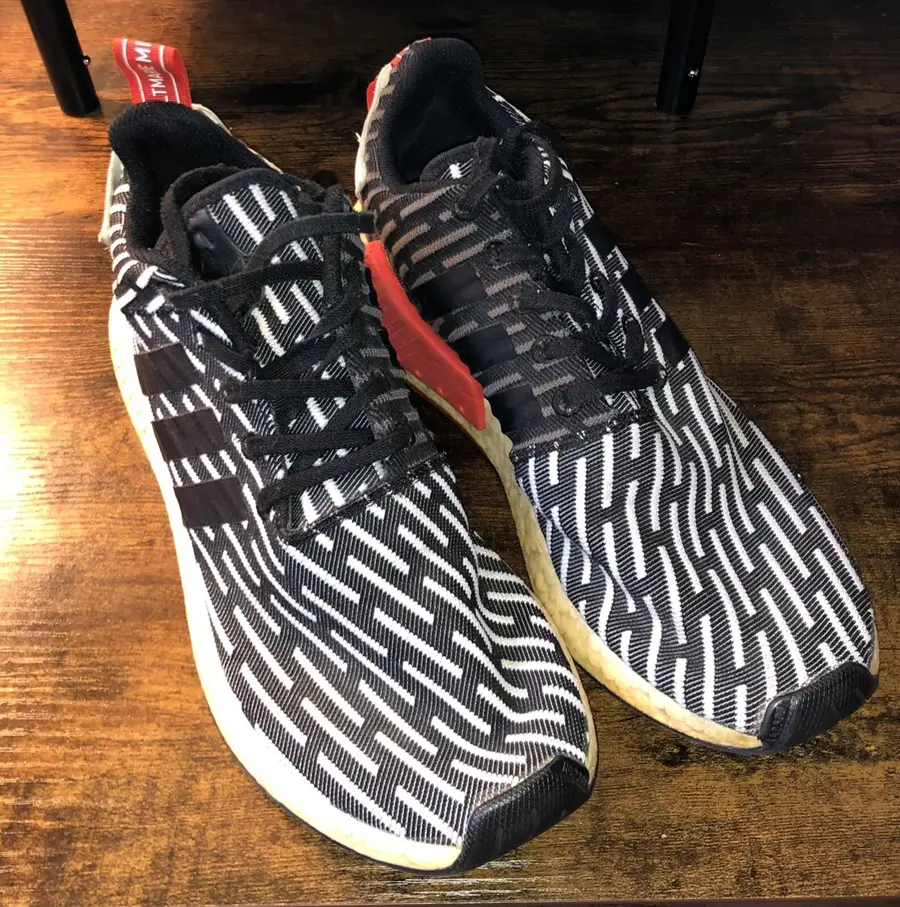 Giày Adidas NMD R2 'Black White' BB2951 - Ảnh 4