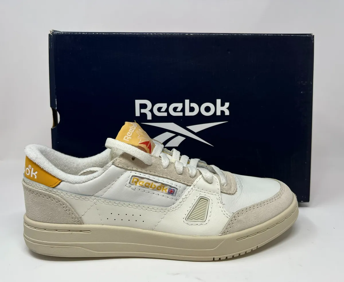 Giày Reebok LT Court White Bright Ochre GX8908 - Ảnh 5