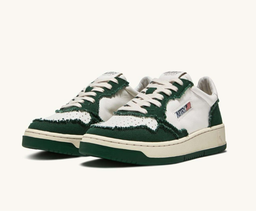 Giày Autry Medalist Goatskin Frayed ‘White Eden’ AULM-CB08 - Ảnh 4