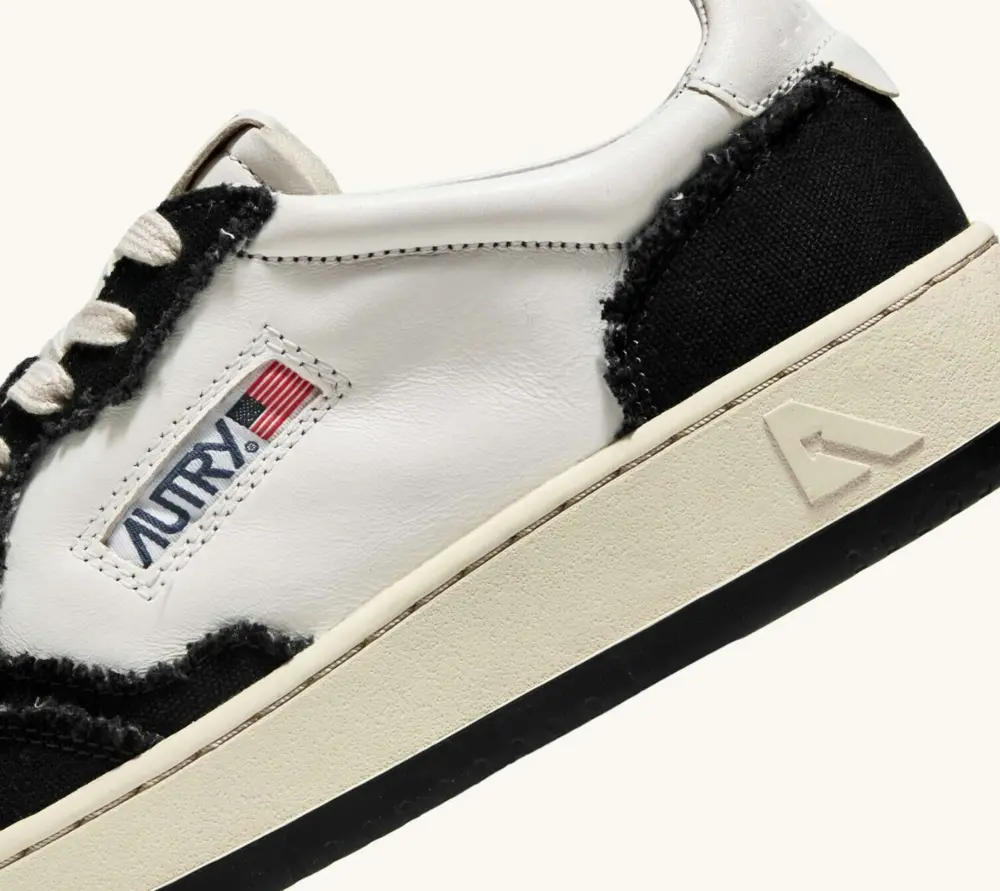 Giày Autry Medalist Low Goatskin ‘White Black’ AULM-CB02 - Ảnh 3