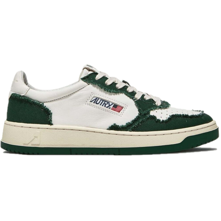 Giày Autry Medalist Goatskin Frayed ‘White Eden’ AULM-CB08