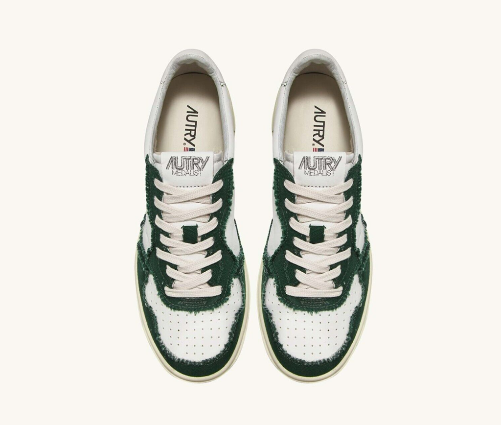 Giày Autry Medalist Goatskin Frayed ‘White Eden’ AULM-CB08 - Ảnh 3