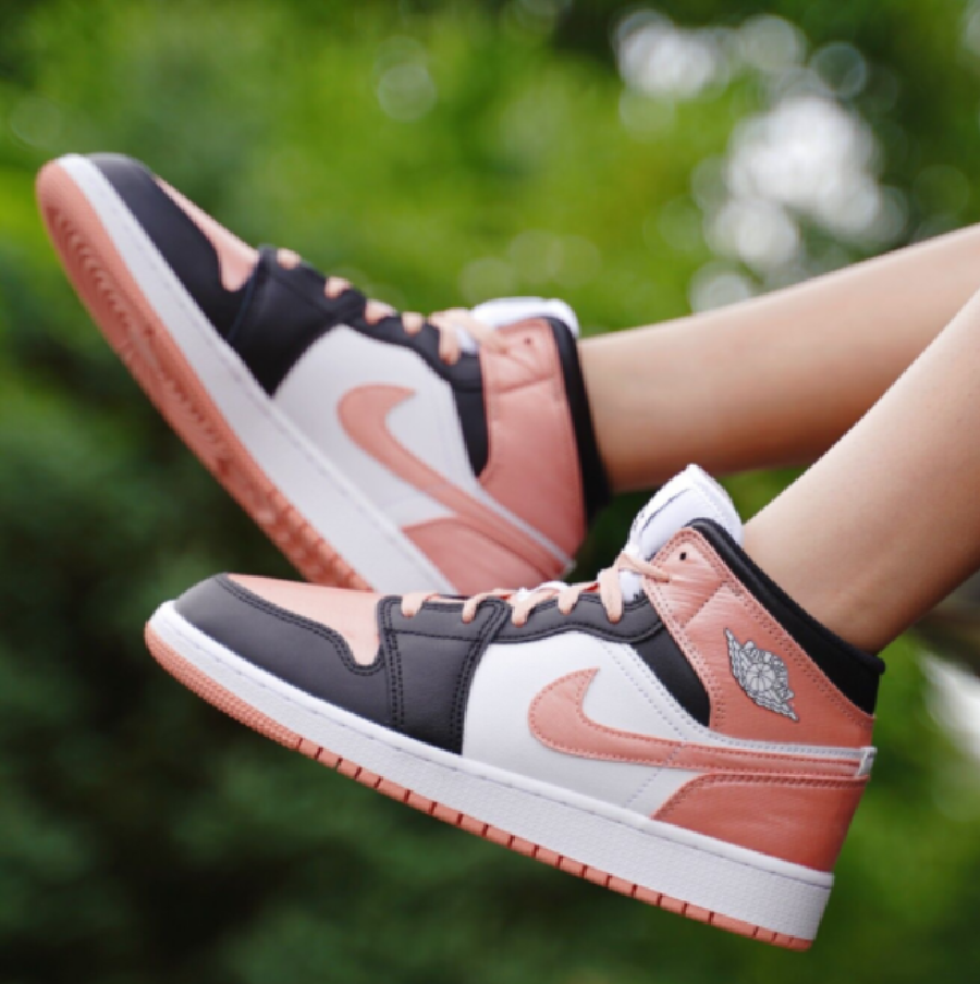 Giày Nike Air Jordan 1 Mid Light ‘Madder Root’ DM9077-108 - Ảnh 3