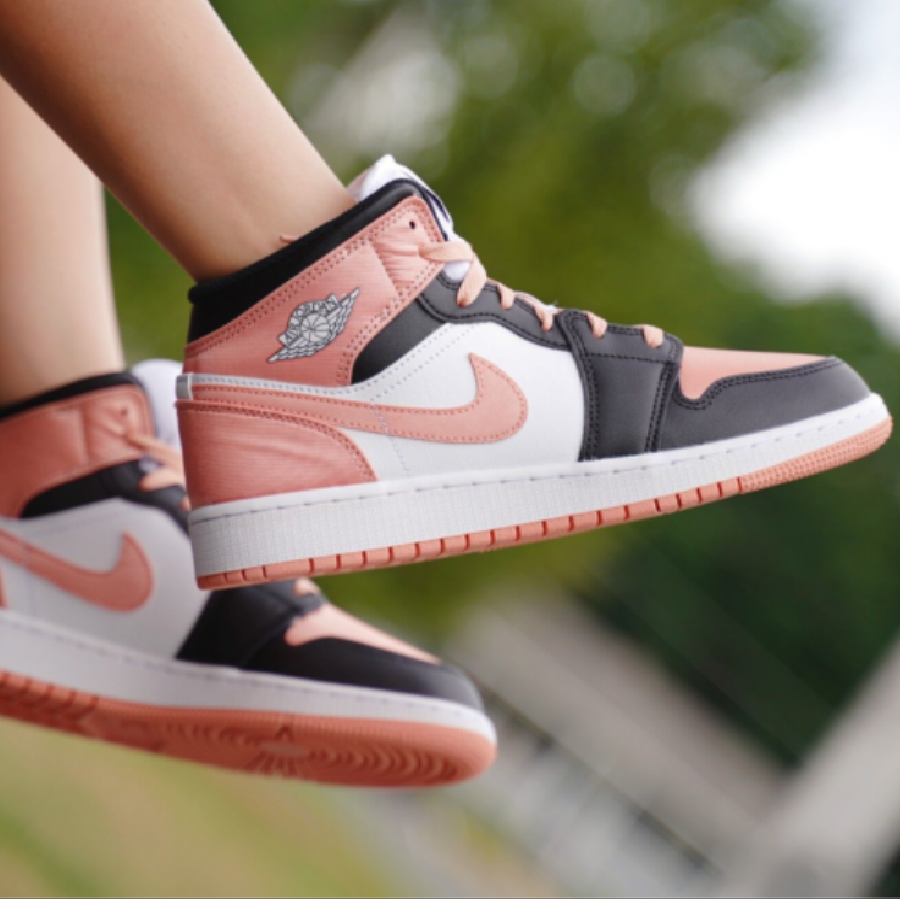 Giày Nike Air Jordan 1 Mid Light ‘Madder Root’ DM9077-108 - Ảnh 4