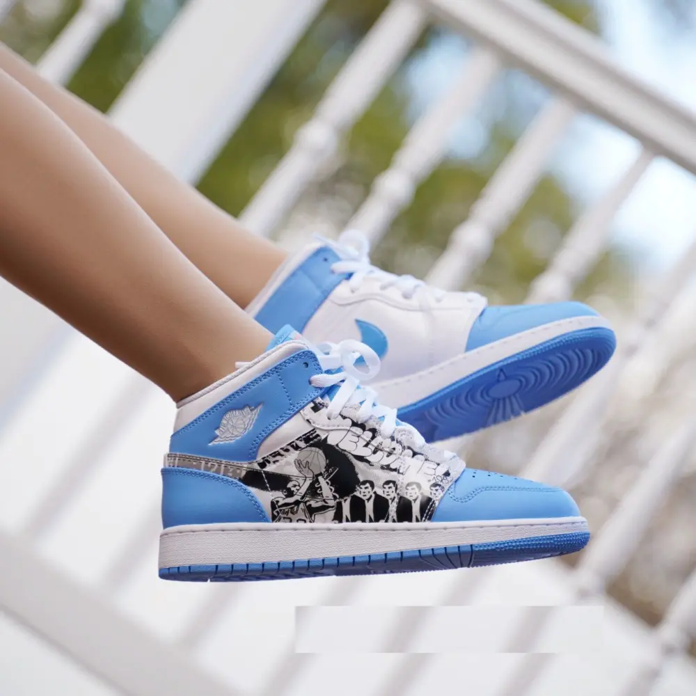 Giày Nike Air Jordan 1 Mid GS 'School Game Winner' DR6492-100 - Ảnh 4