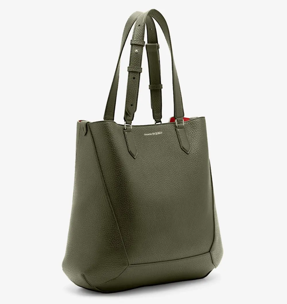 Alternative view of Túi Alexander McQueen Edge Medium 'Khaki' 7623421AAPO2840