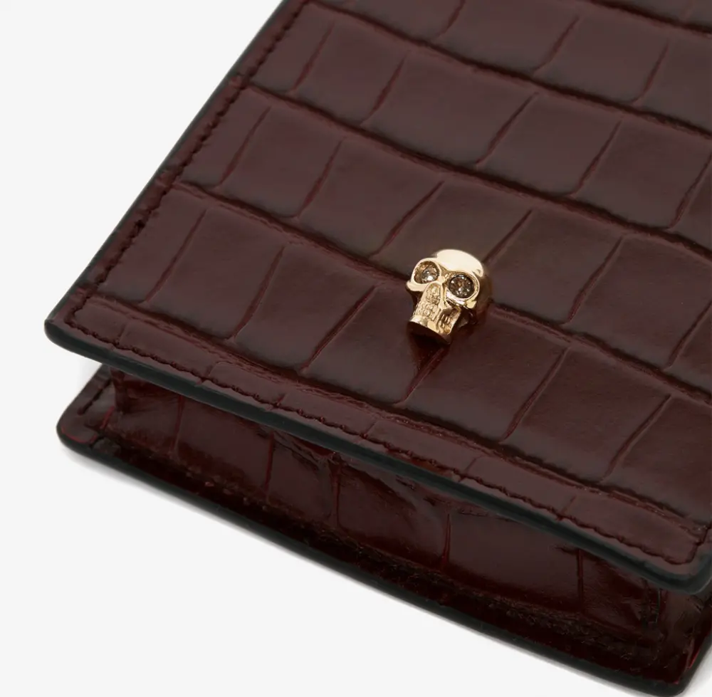 Túi Alexander McQueen Skull 'Burgundy' 6320351JMHG6055 - Ảnh 3