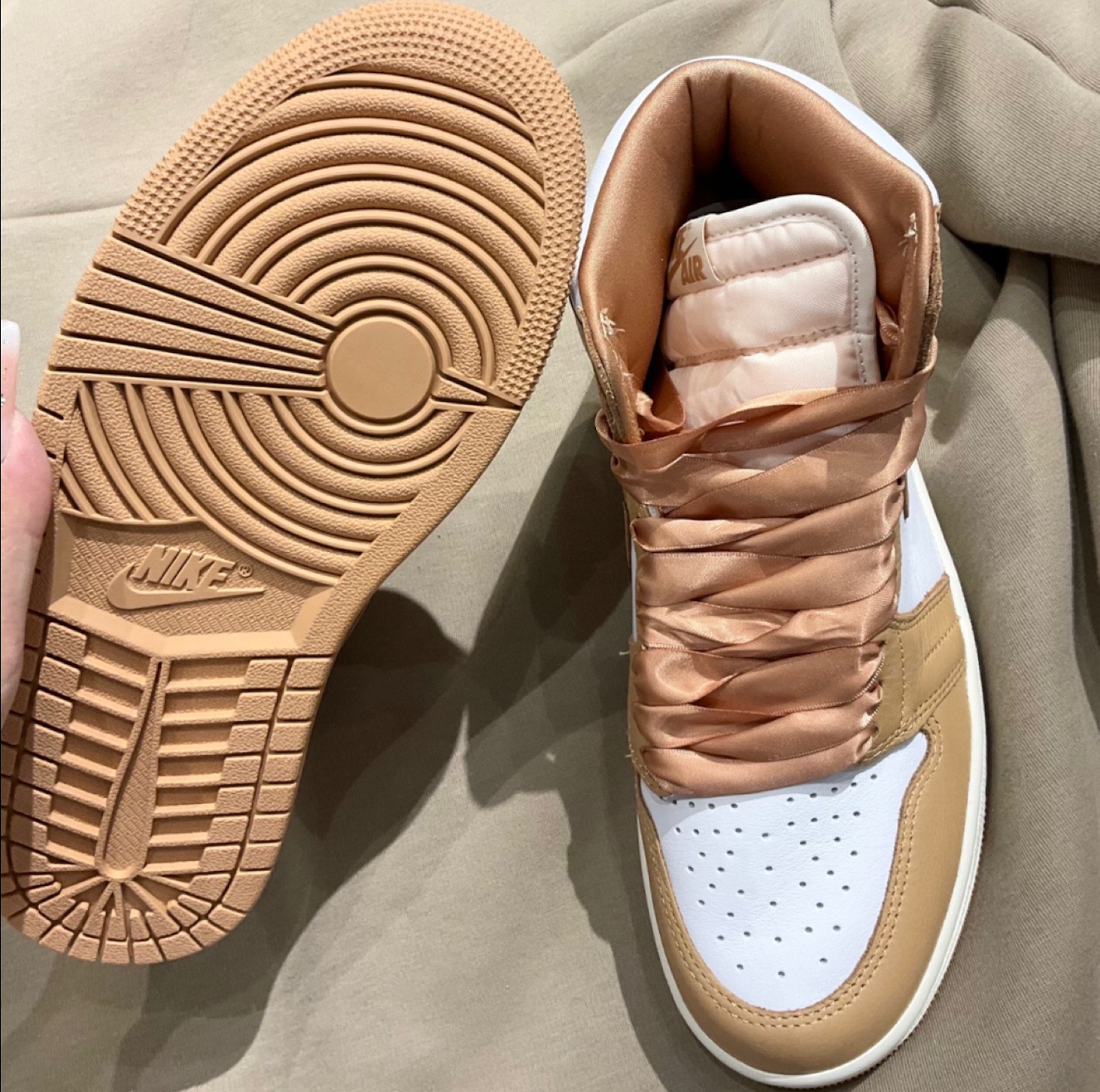 Giày Nike Air Jordan 1 Retro High OG 'Praline' FN6622-201 - Ảnh 5