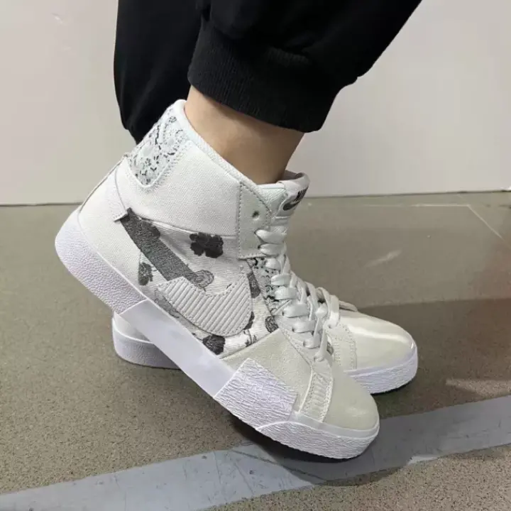 Giày Nike Zoom Blazer Mid Premium SB 'Paisley Pack Floral' DM0859-100 - Ảnh 4