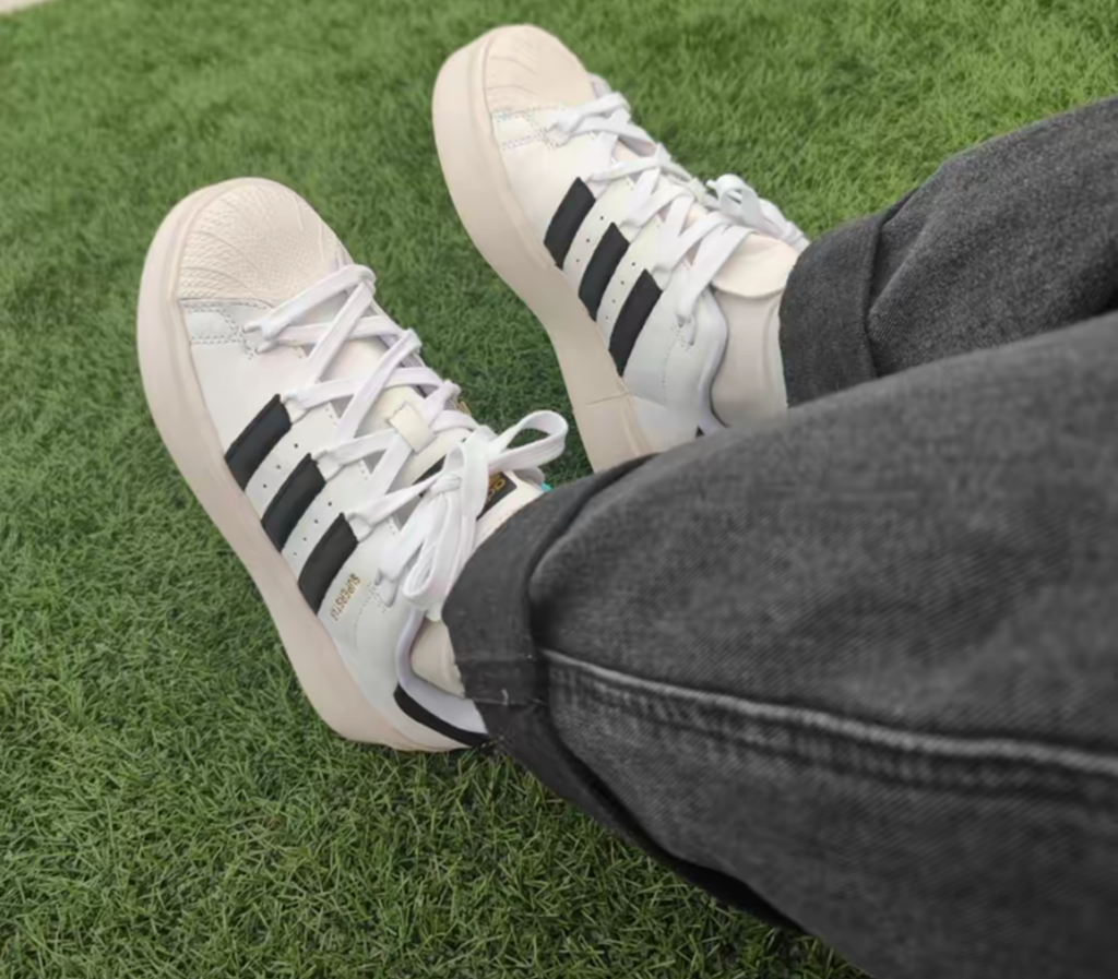 Giày Adidas Superstar Bonega 'White Gold' GX1840 - Ảnh 5