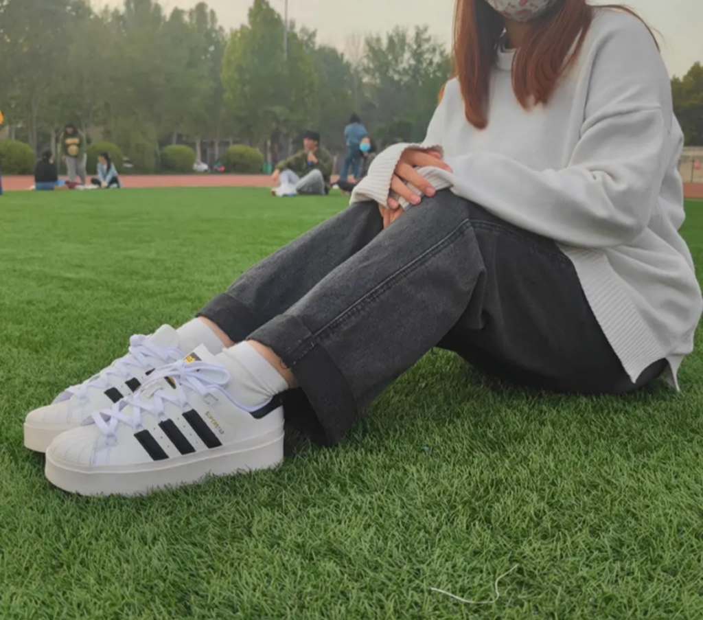 Giày Adidas Superstar Bonega 'White Gold' GX1840 - Ảnh 6