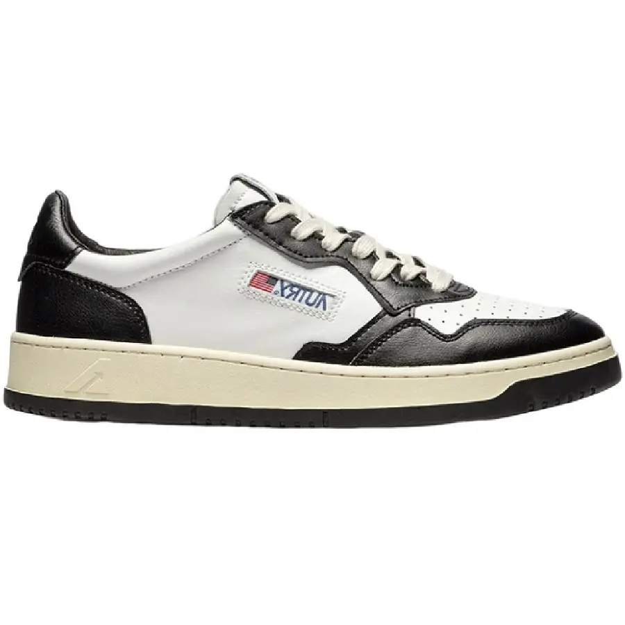 Giày Autry Medalist Low Leather ‘Black White’ AULM-WB01