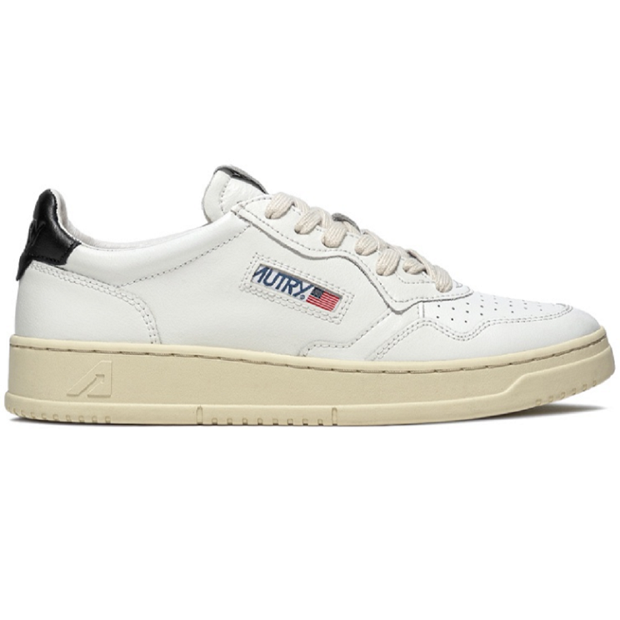 Giày Autry Medalist Low Leather ‘White Black’ AULM-LL22