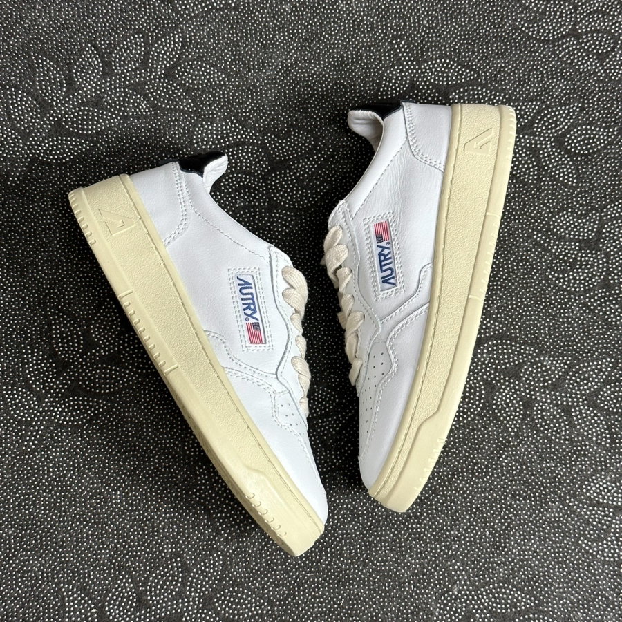 Giày Autry Medalist Low Leather ‘White Black’ AULM-LL22 - Ảnh 3