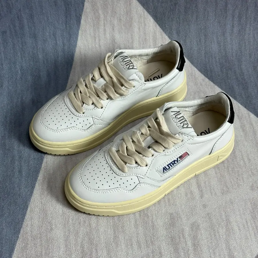Giày Autry Medalist Low Leather ‘White Black’ AULM-LL22 - Ảnh 4