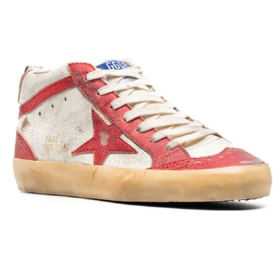 Giày Golden Goose Mid Star 'Red' GWF00122-F004250-15308 - Ảnh 4