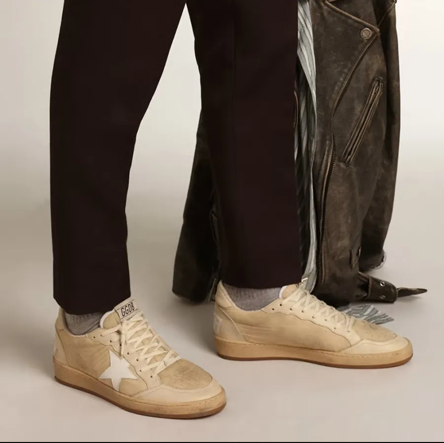 Giày Golden Goose Ball Star 'Milk White' GMF00117-F003256-11197 - Ảnh 2