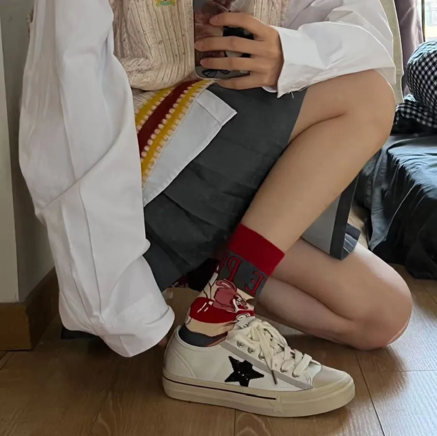 Giày Golden Goose V-Star 'White' GWF00129-F003922-10432 - Ảnh 2