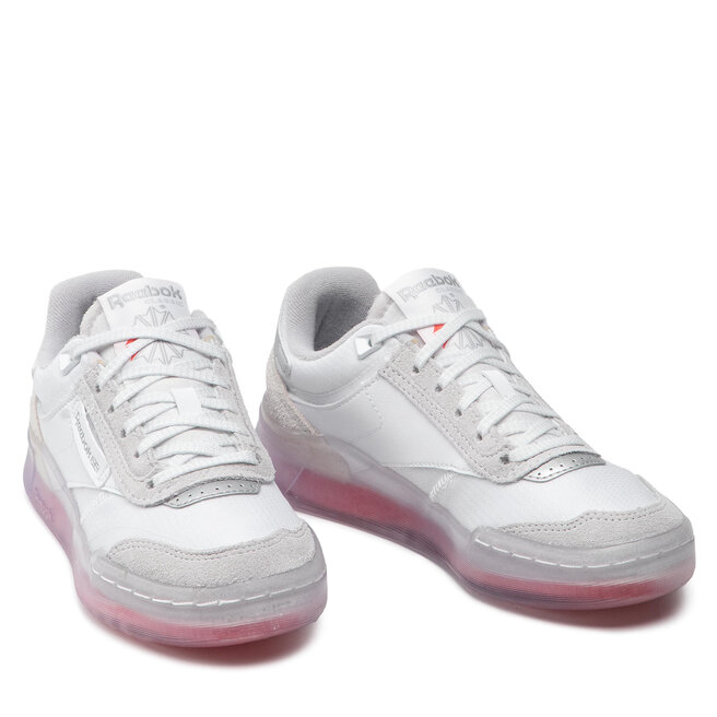 Giày Reebok Club C Legacy Schoenen 'White Silver Cherry' GX7546 - Ảnh 3