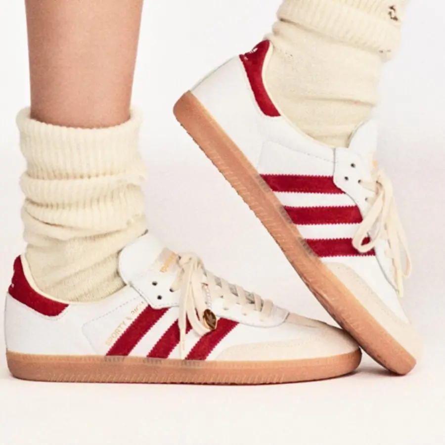 Giày Adidas Samba ‘Sporty & Rich White’ IF5660 - Ảnh 3