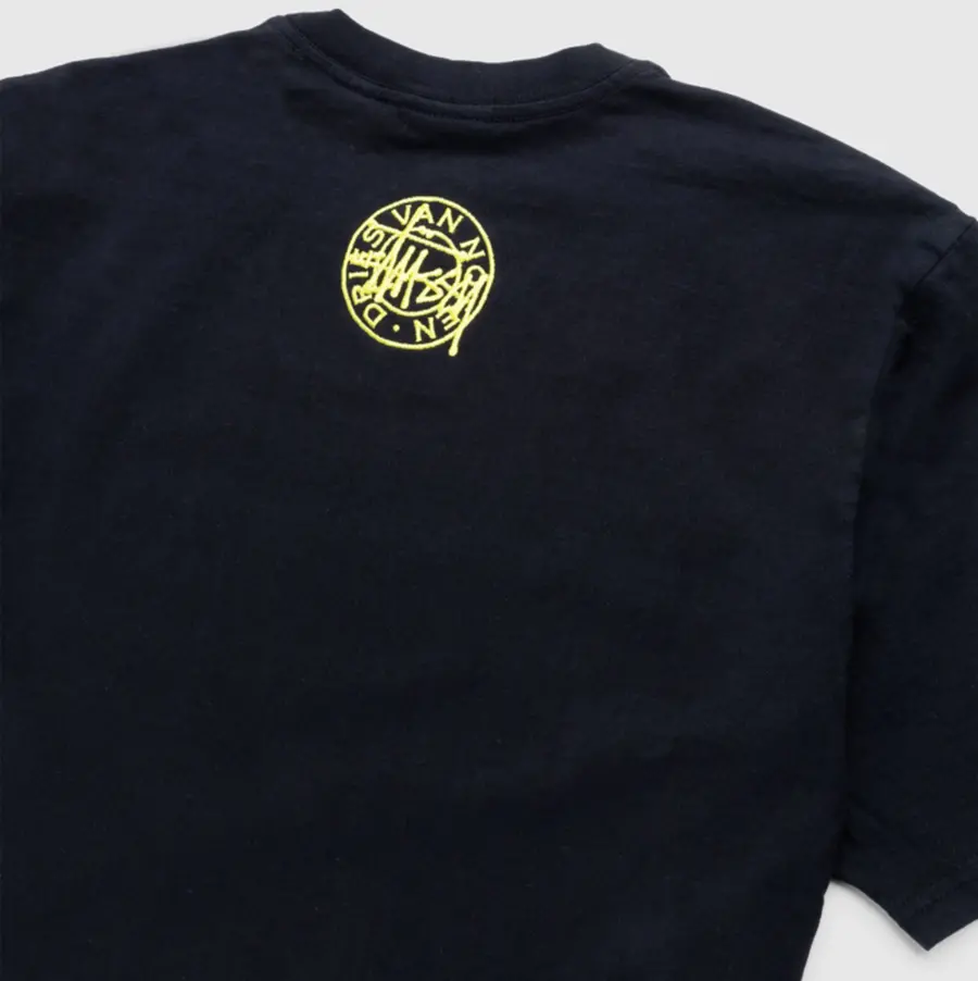 Áo Stussy x Dries Van Noten Airbrush Vase Tee ‘Black’ - Ảnh 3