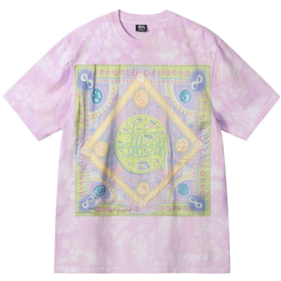Áo Stussy x Dries Van Noten Bandana Tee ‘Lilac’