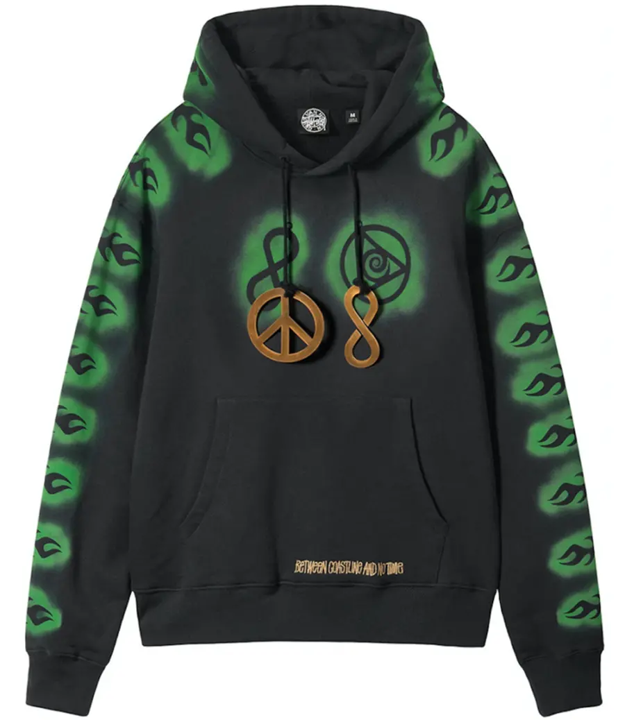 Áo Stussy x Dries Van Noten Embroidered Hoodie ‘Black’