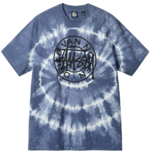 Áo Stussy x Dries Van Noten Tie Dye Tee ‘Blue’