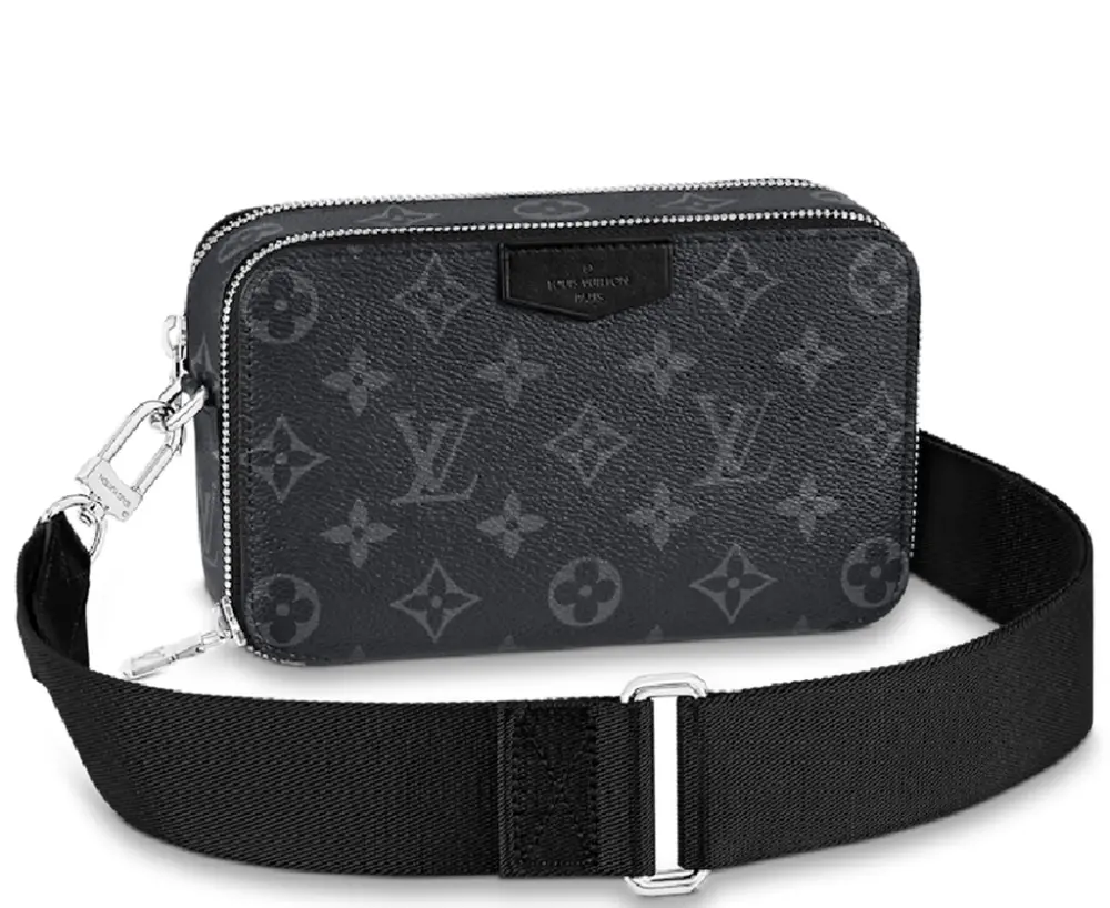 Túi Nam Louis Vuitton Alpha Wearable Wallet 'Monogram Eclipse'