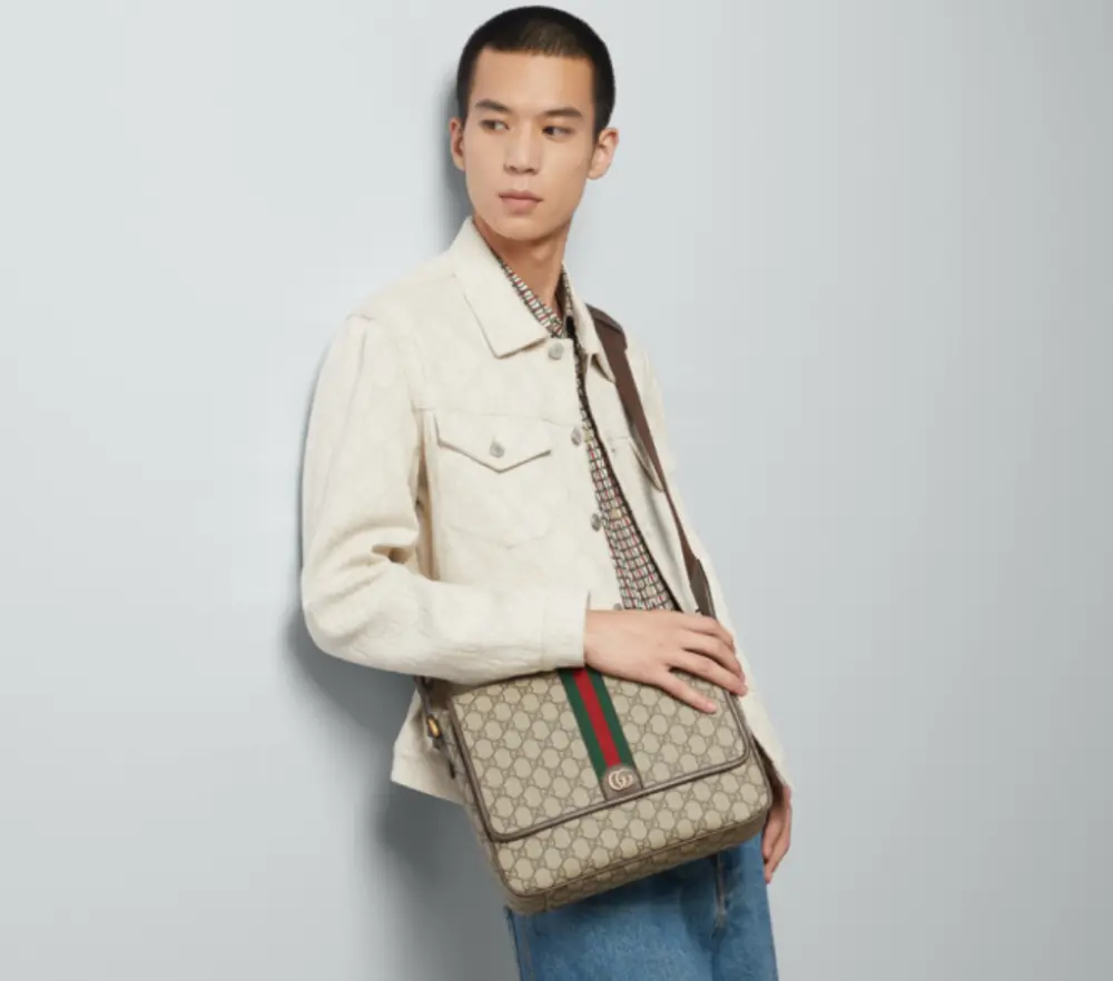 Alternative view of Túi Gucci Ophidia Medium 'Beige Ebony' 761741-FACJQ-9741